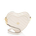 Gucci Matelasse Leather Interlocking G Heart Mini Shoulder Bag