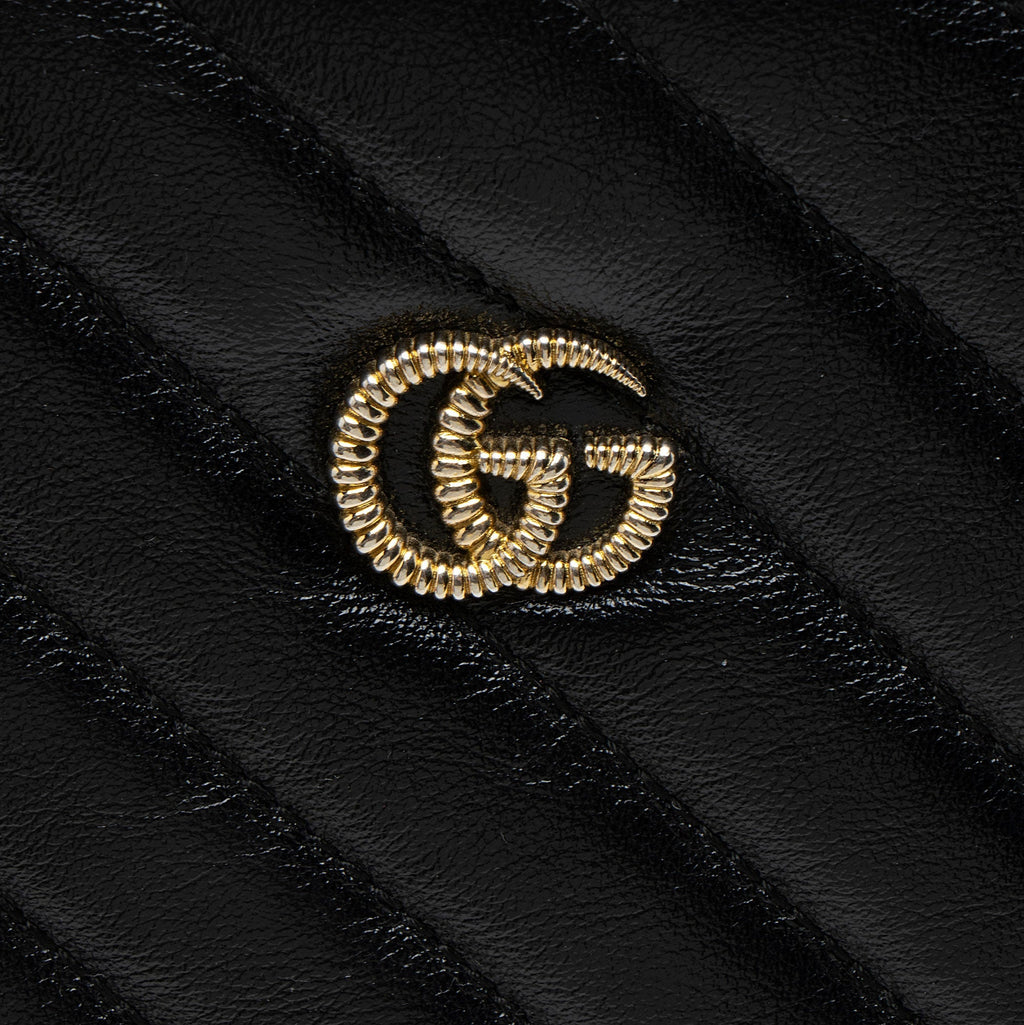 Gucci Matelasse Leather Torchon GG Marmont Chain Tote