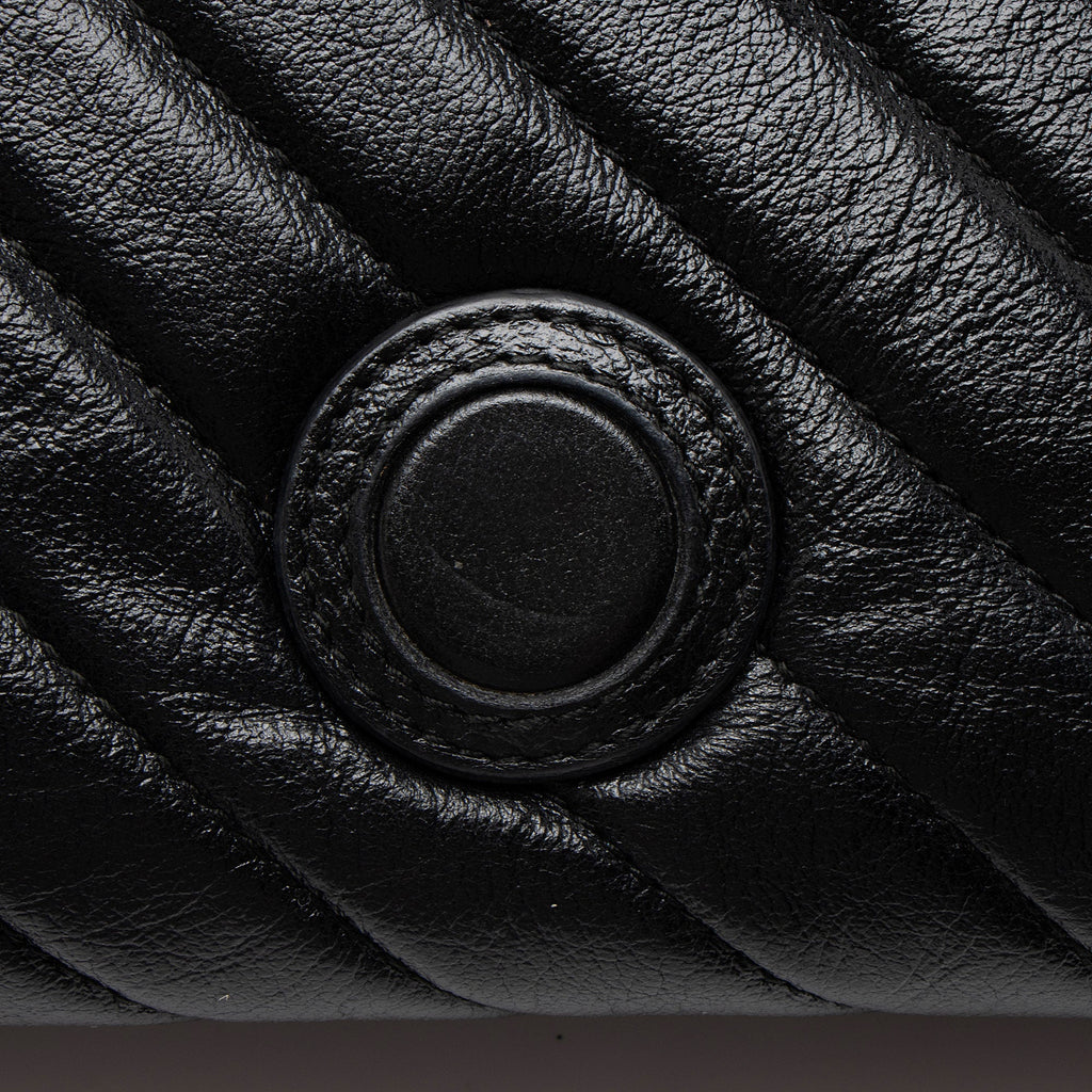 Gucci Matelasse Leather Torchon GG Marmont Clutch