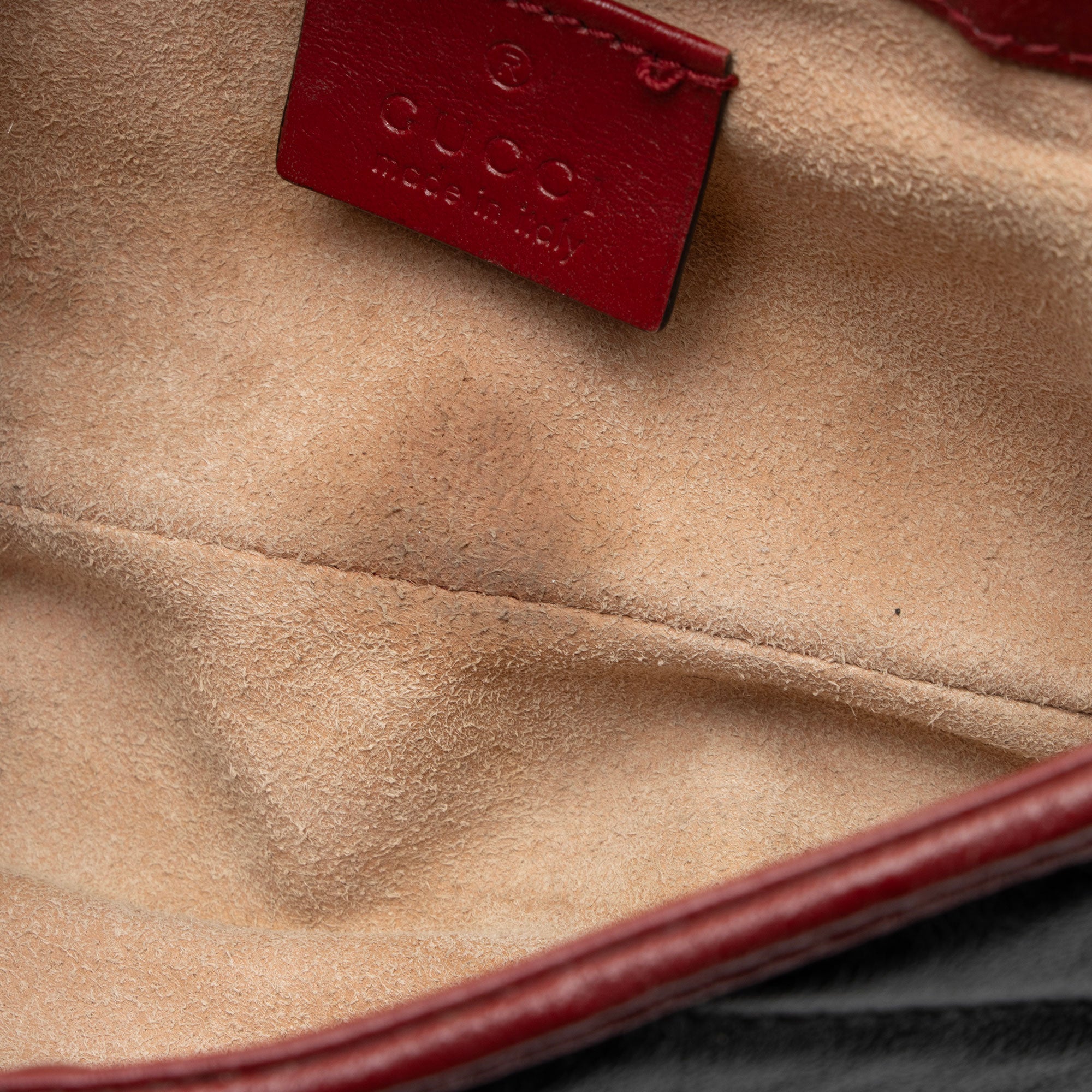 Gucci Matelasse Leather Torchon GG Marmont Mini Flap Bag