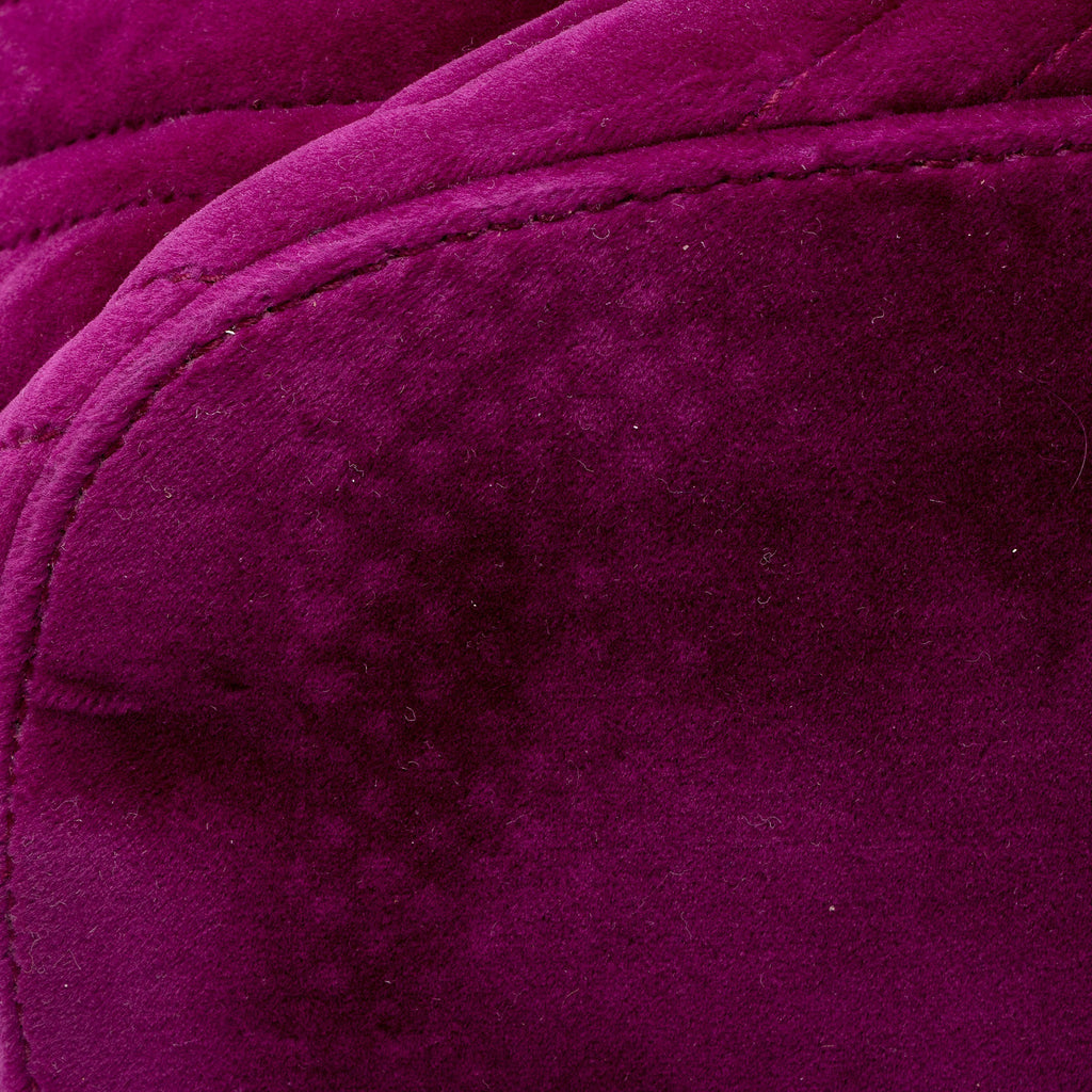 Gucci Matelasse Velvet GG Marmont Bucket Bag