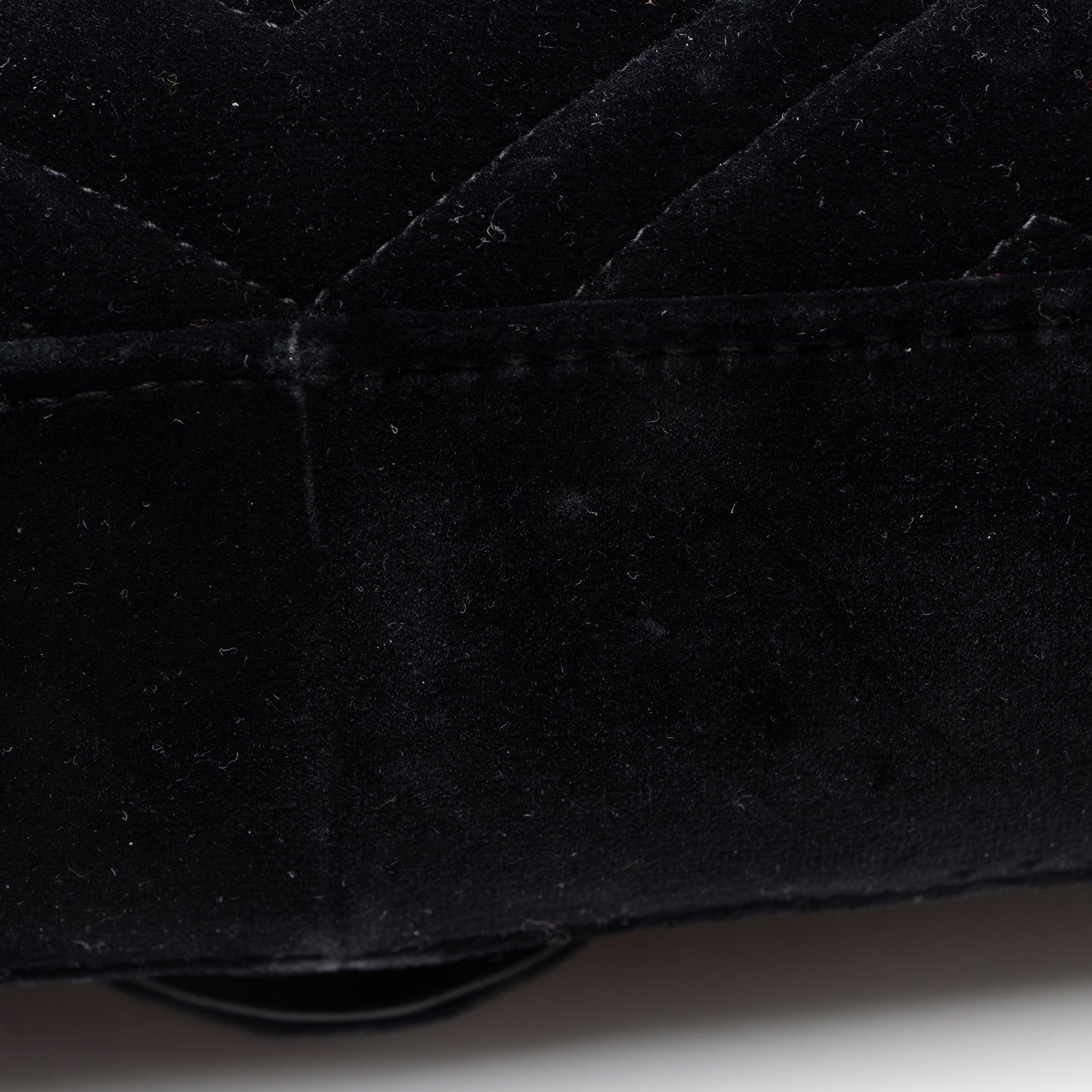 Gucci Matelasse Velvet GG Marmont Large Flap Bag
