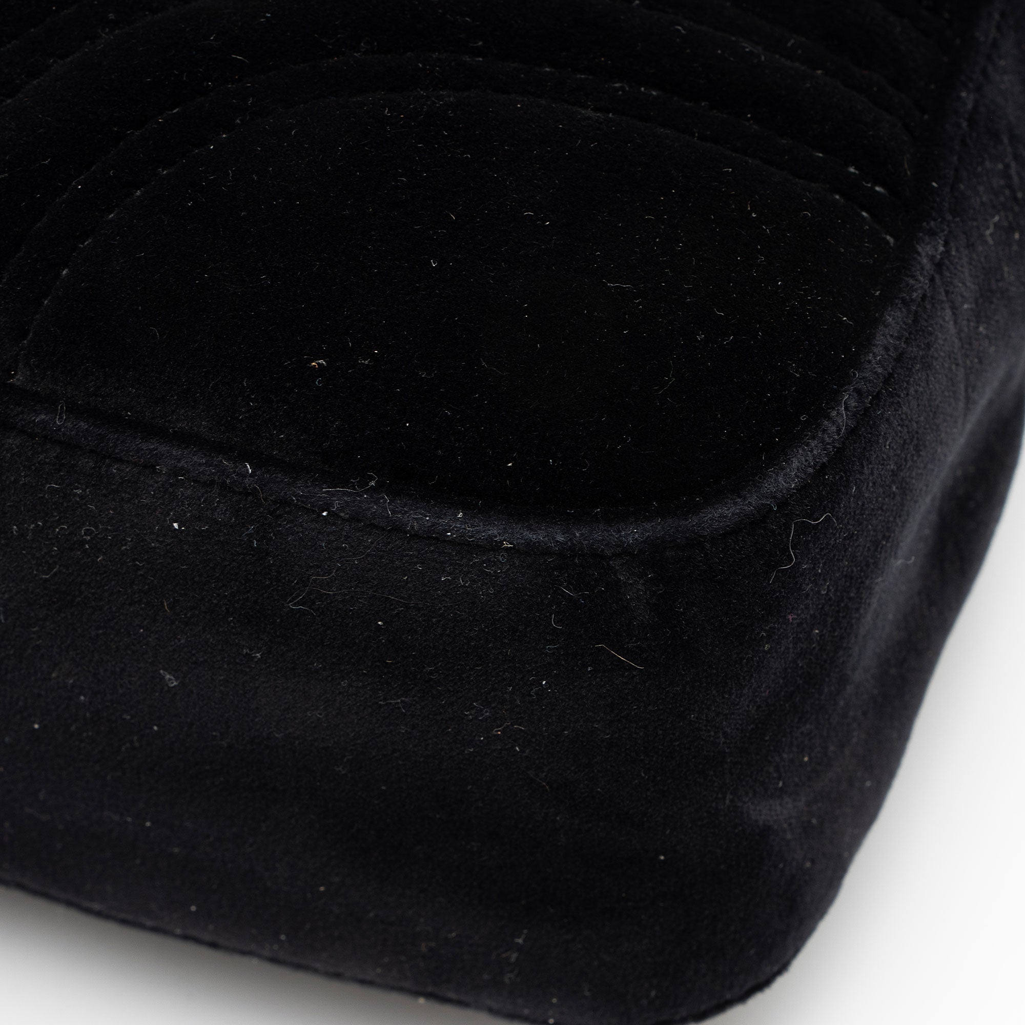 Gucci Matelasse Velvet GG Marmont Large Flap Bag
