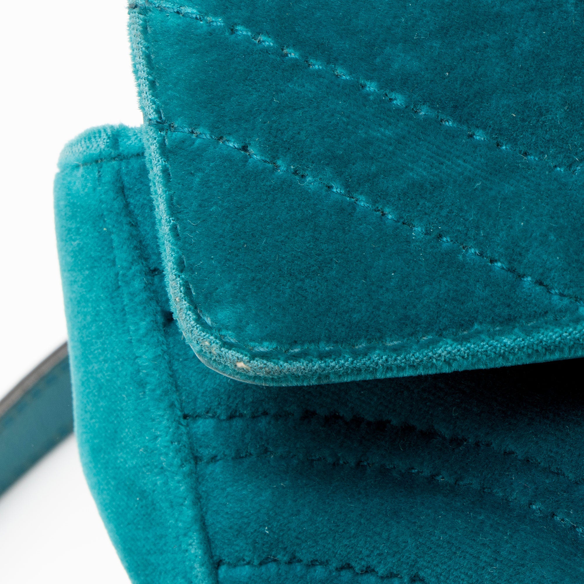 Gucci Matelasse Velvet GG Marmont Small Flap Bag