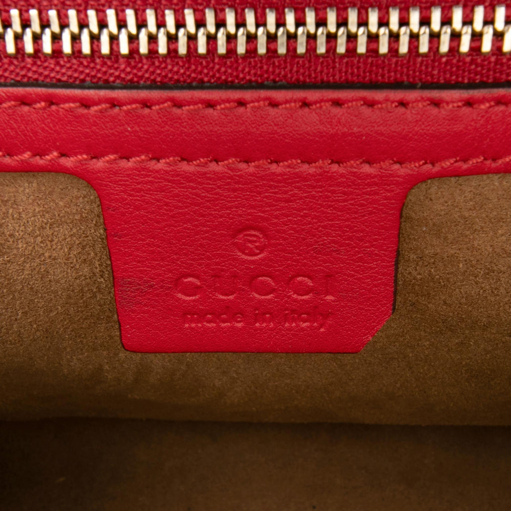 Gucci Medium Bicolor Leather Padlock Shoulder Bag