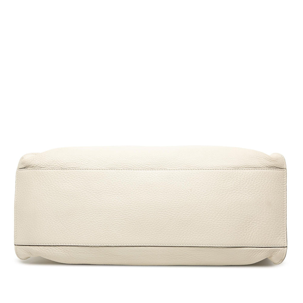 Gucci Medium Calfskin Bamboo Daily Shopper Satchel