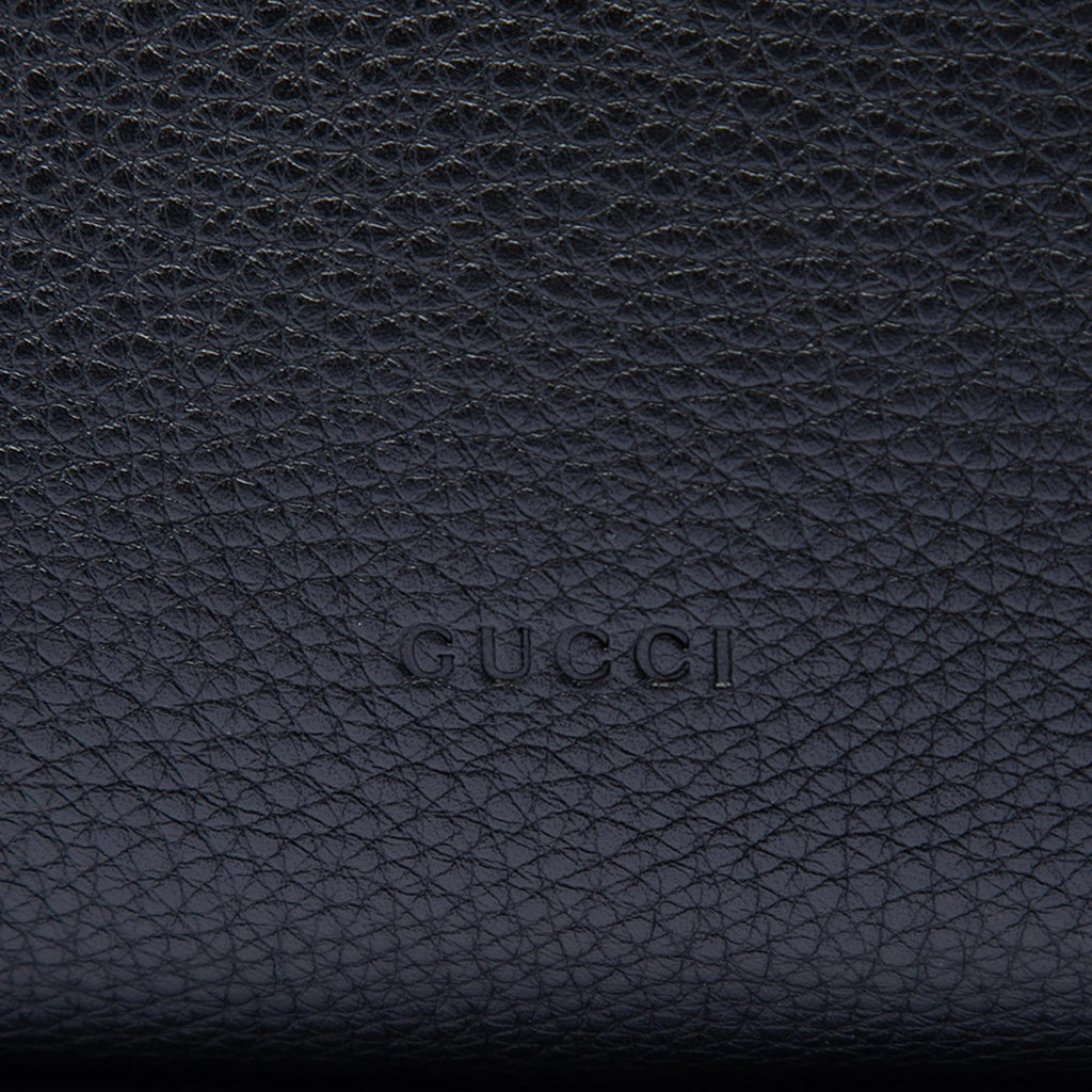 Gucci Medium Calfskin Bamboo Daily Shopper Satchel