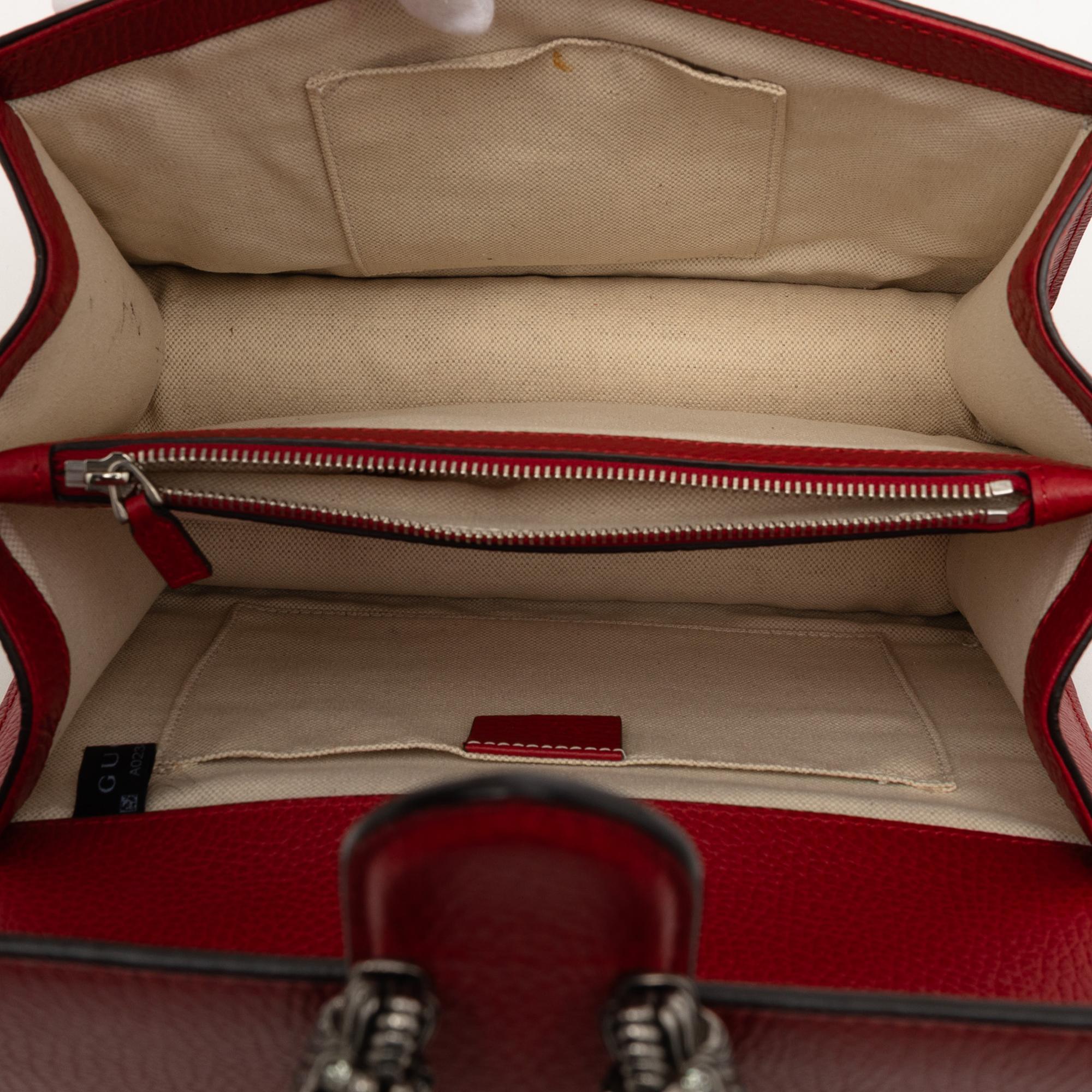 Gucci Medium Calfskin Bamboo Dionysus Web Satchel