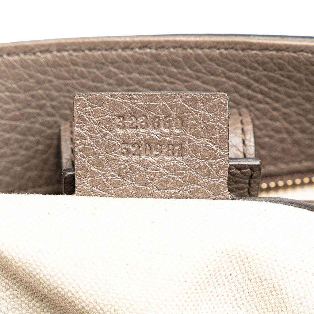 Gucci Medium Calfskin Bamboo Shopper Satchel (SHG-N0vdQS)