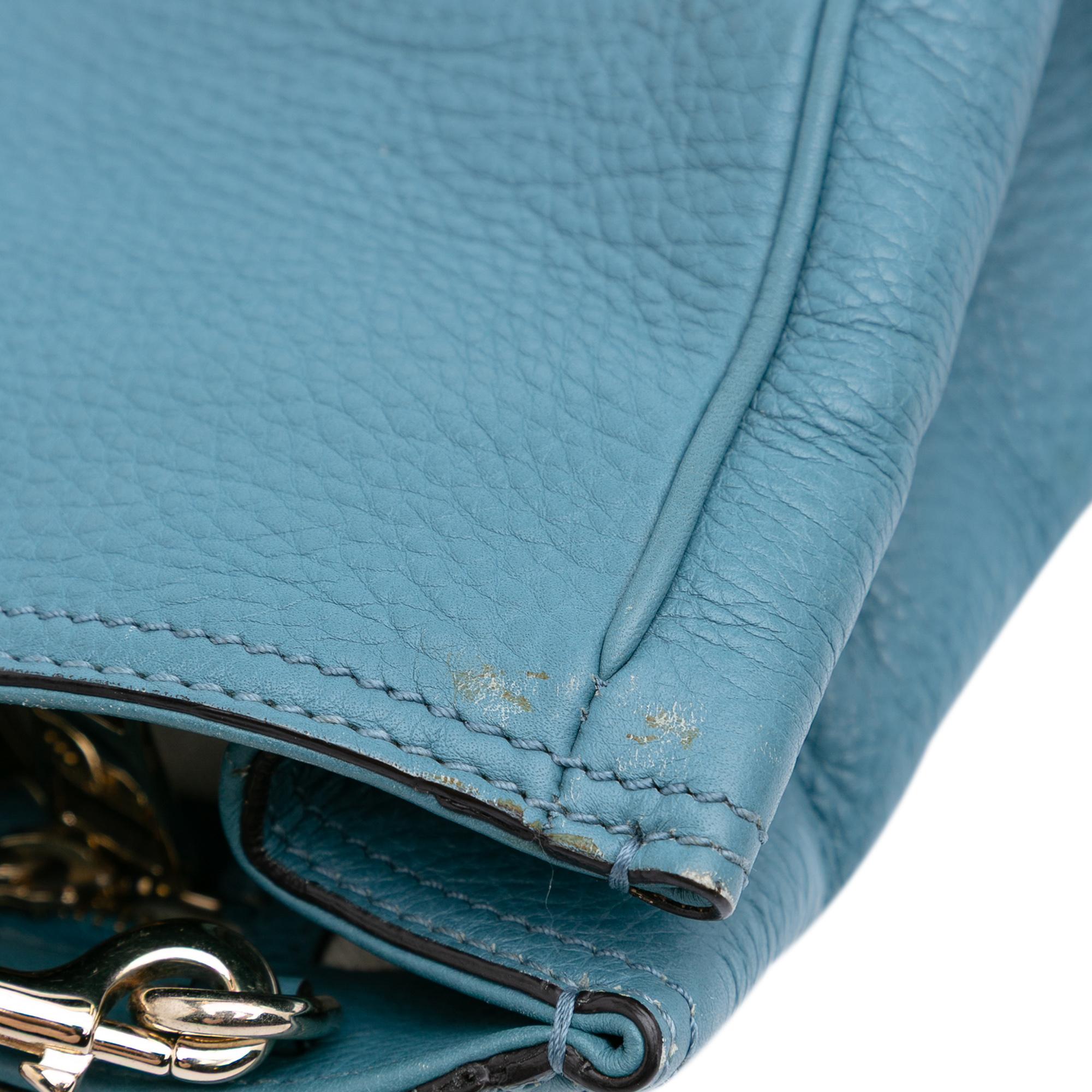 Gucci Medium Calfskin Bamboo Shopper Satchel