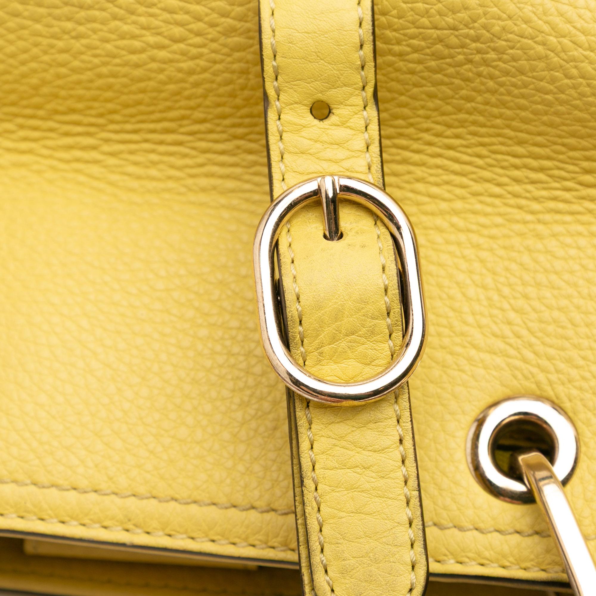Gucci Medium Calfskin Bamboo Shopper Satchel