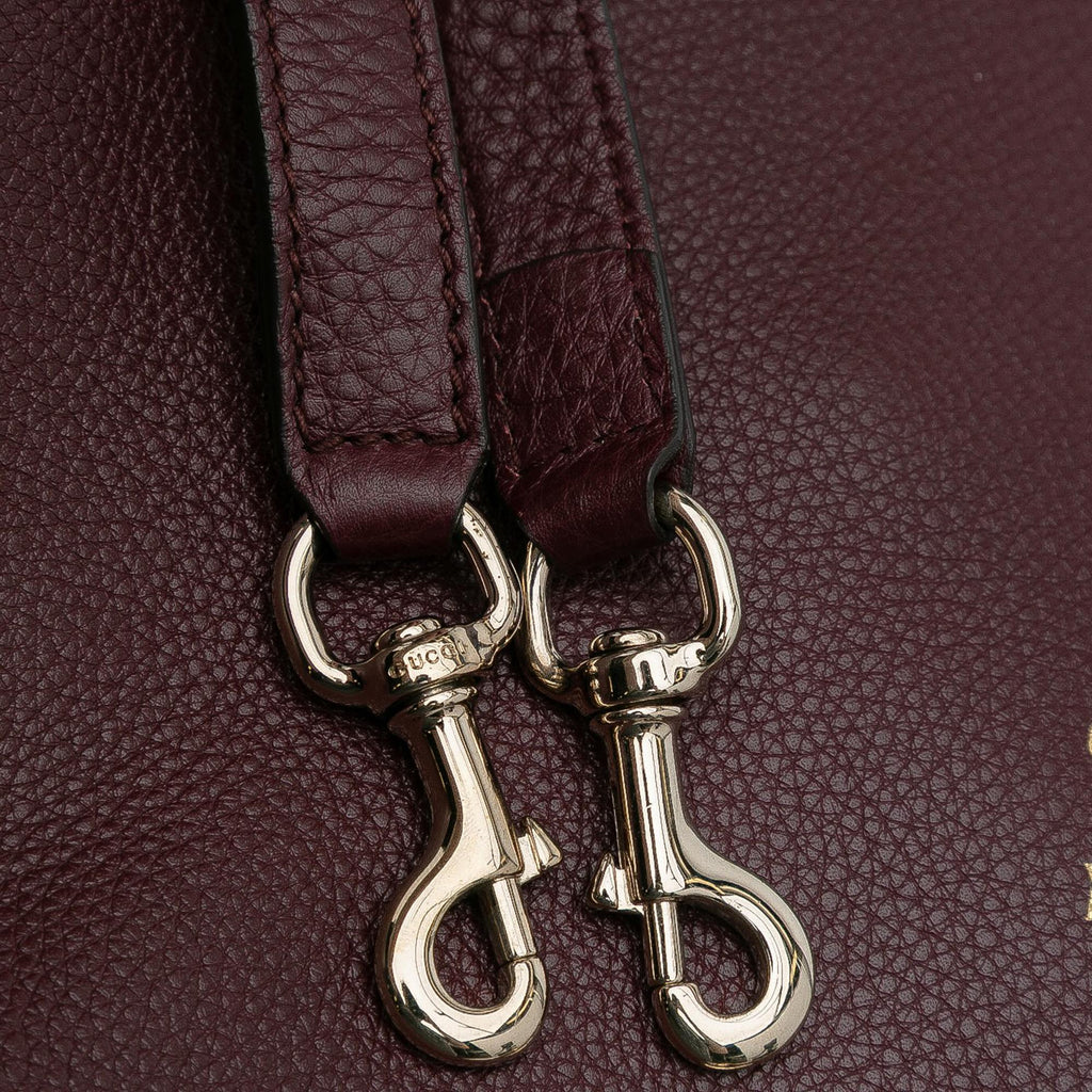 Gucci Medium Calfskin Bamboo Shopper Satchel