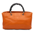 Gucci Medium Calfskin Bamboo Shopper Satchel