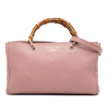 Gucci Medium Calfskin Bamboo Shopper Satchel