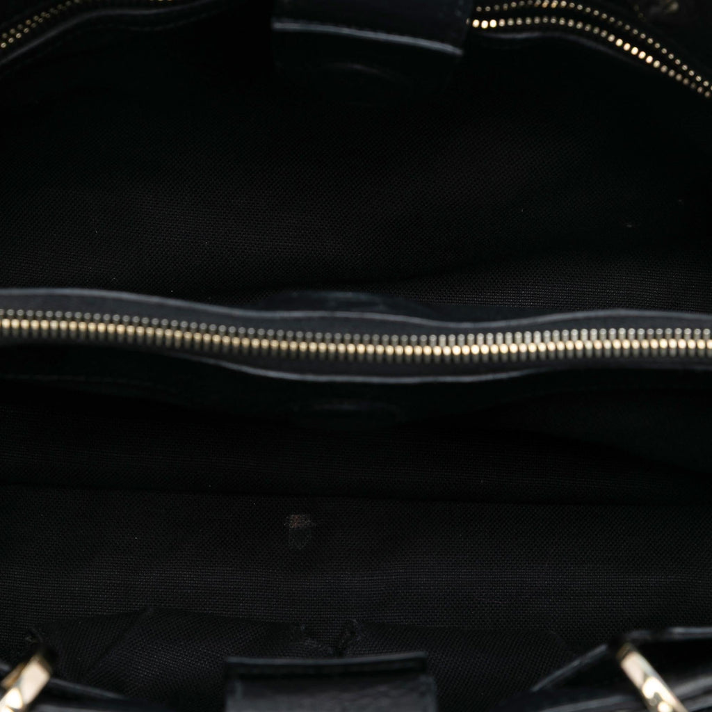 Gucci Medium Calfskin Bamboo Shopper Satchel