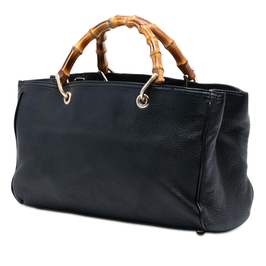 Gucci Medium Calfskin Bamboo Shopper Satchel