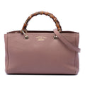 Gucci Medium Calfskin Bamboo Shopper Satchel