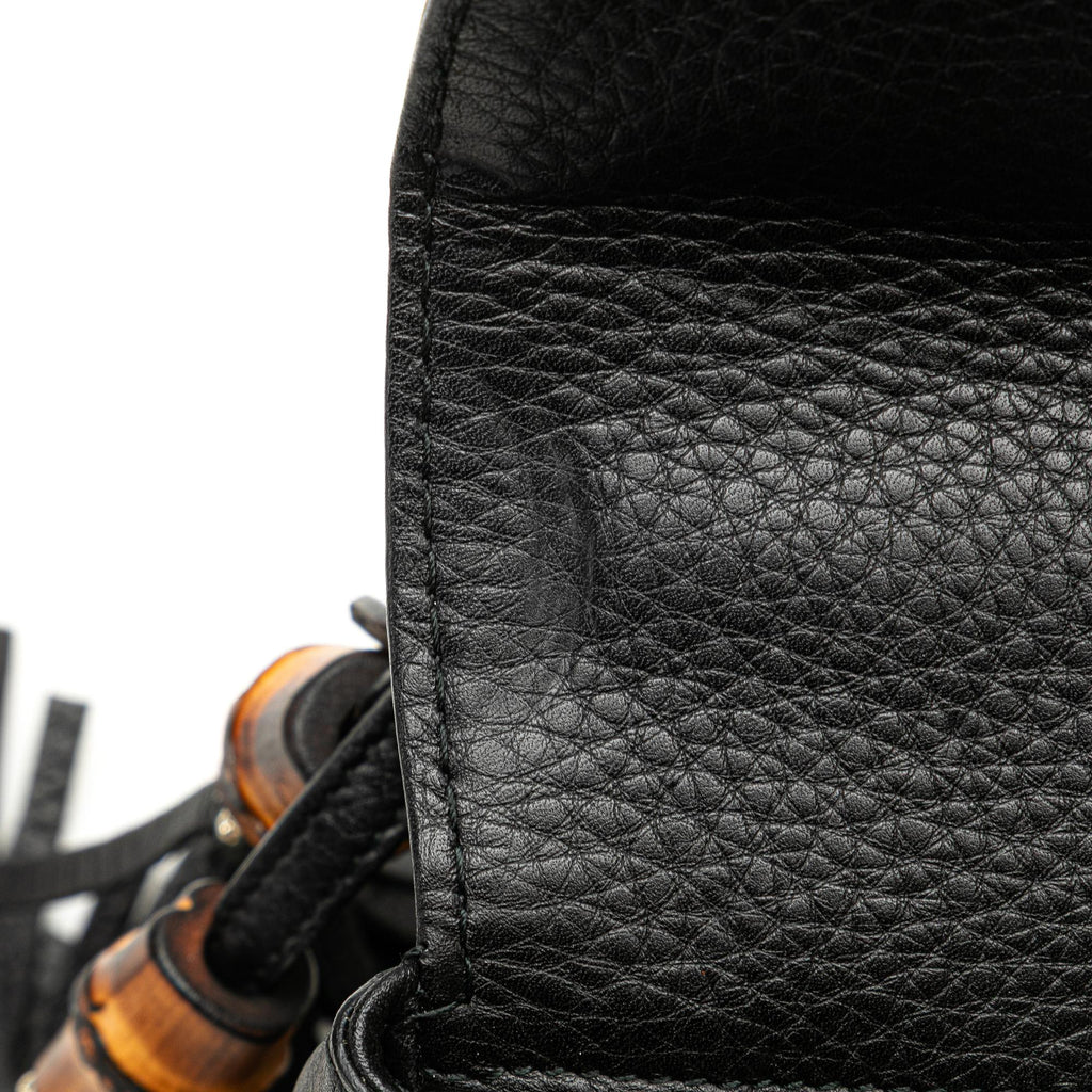 Gucci Medium Calfskin Bamboo Top Handle Bag