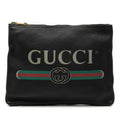 Gucci Medium Calfskin Logo Portfolio Clutch