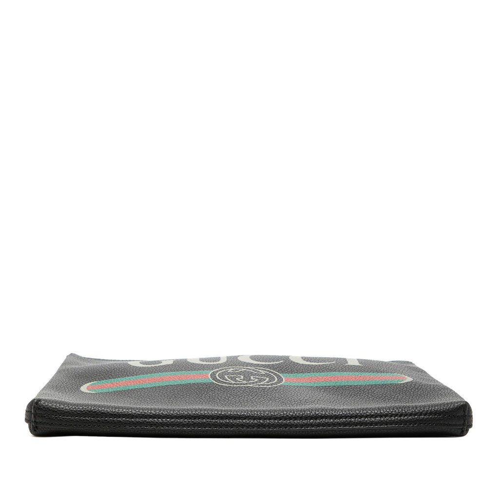 Gucci Medium Calfskin Logo Portfolio Clutch
