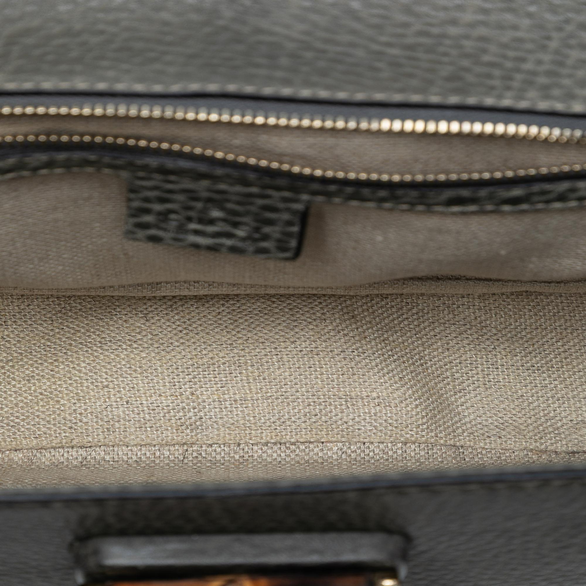 Gucci Medium Calfskin New Bamboo Top Handle Bag