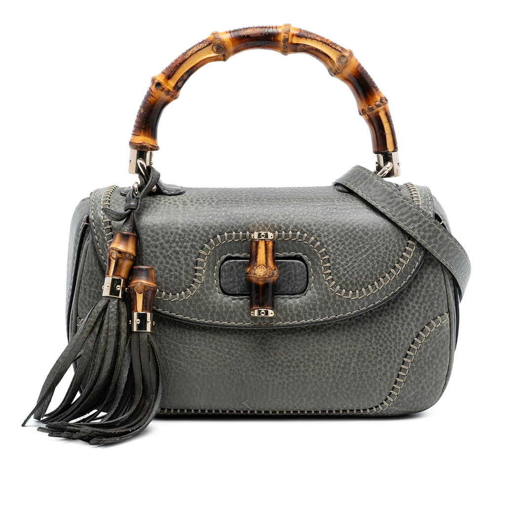 Gucci Medium Calfskin New Bamboo Top Handle Bag