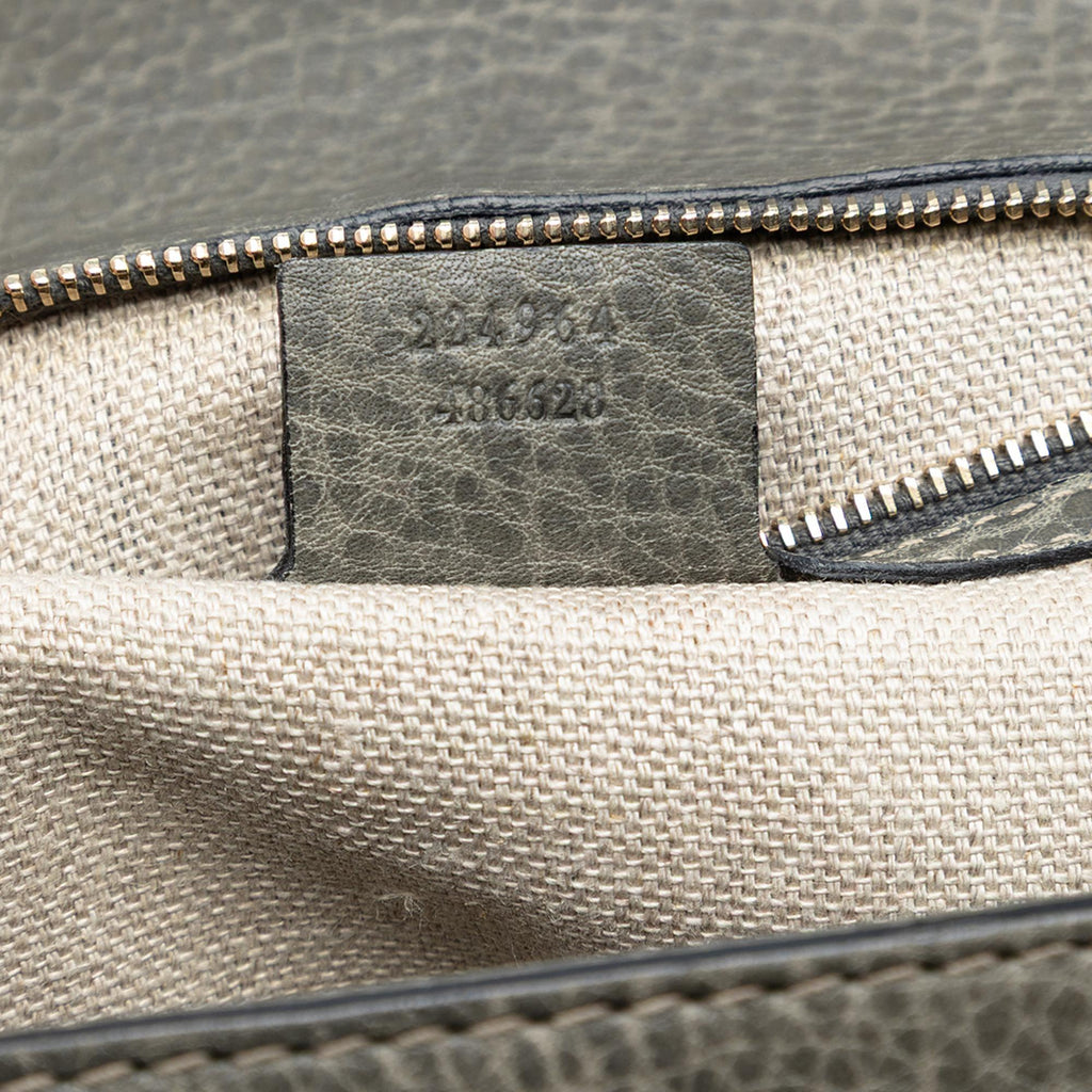 Gucci Medium Calfskin New Bamboo Top Handle Bag