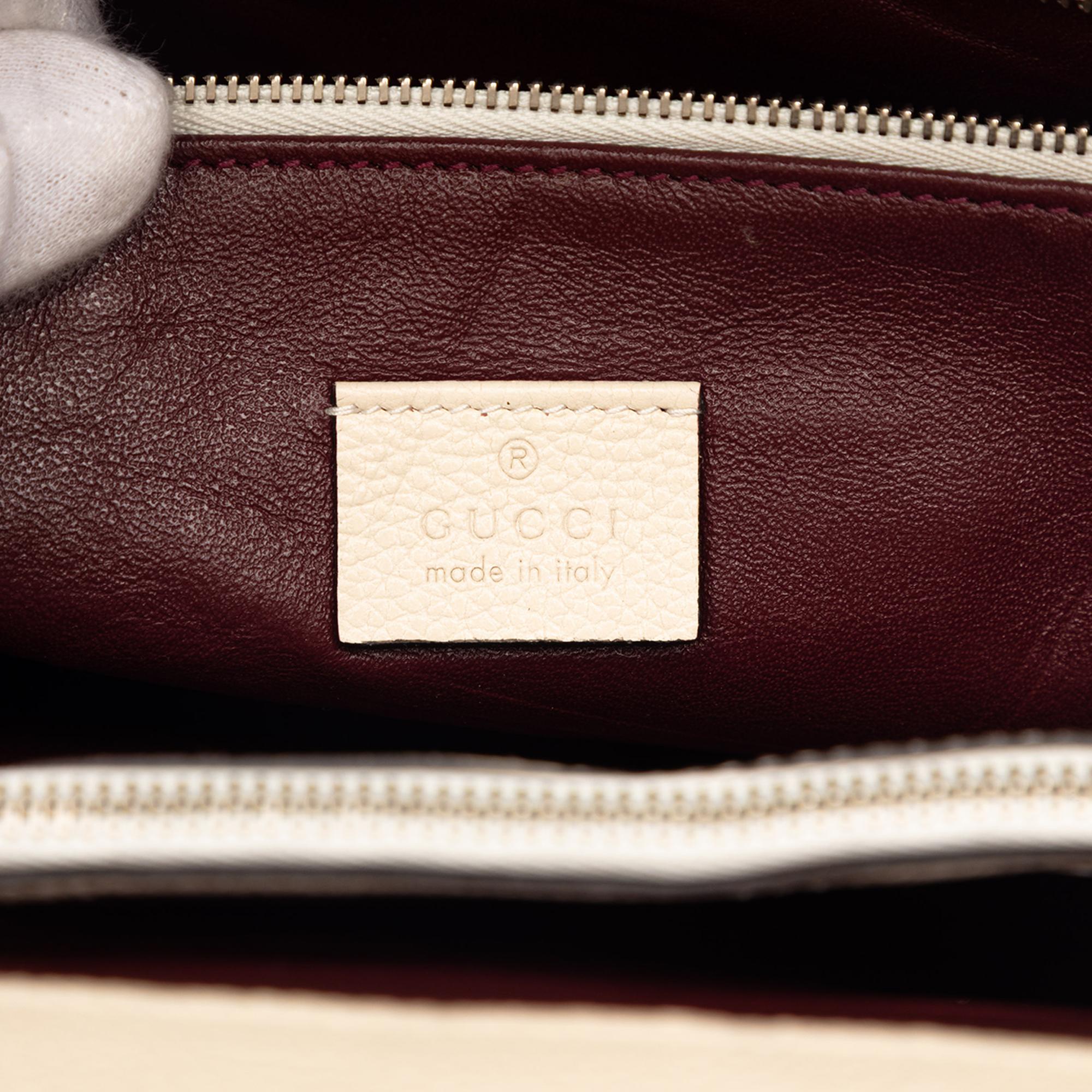 Gucci Medium Calfskin Zumi Top Handle Bag