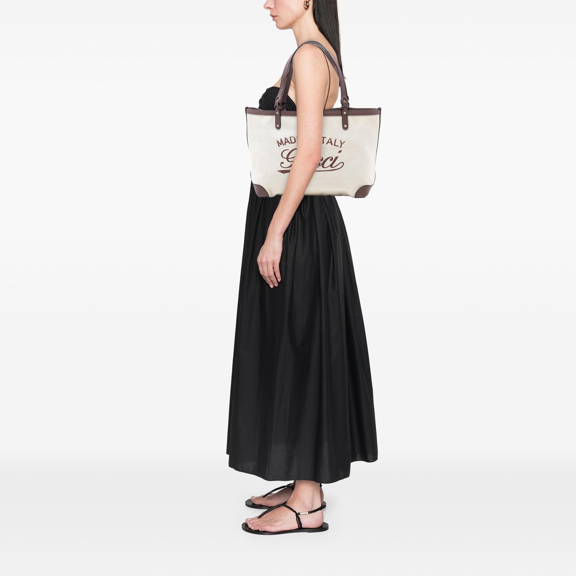 Gucci Medium Canvas Craft Tote