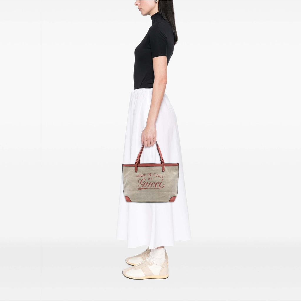Gucci Medium Canvas Craft Tote