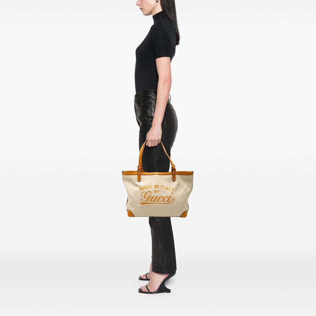 Gucci Medium Canvas Craft Tote
