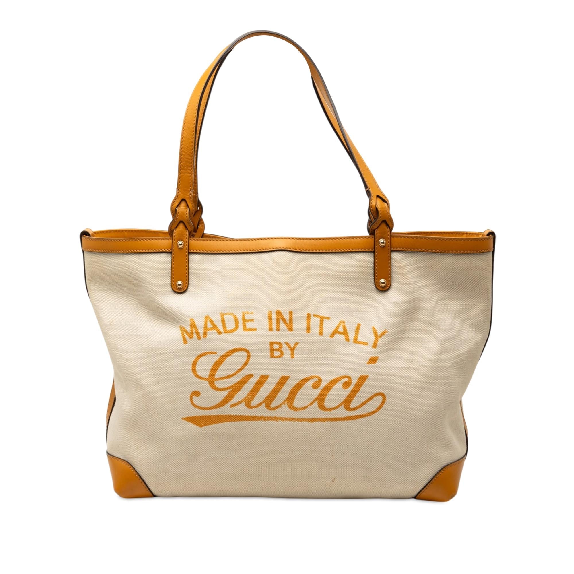 Gucci Medium Canvas Craft Tote