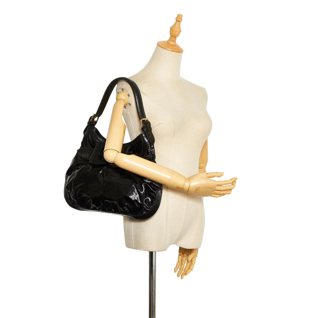 Gucci Medium Dialux Queen Hobo (SHG-CKgNIL)