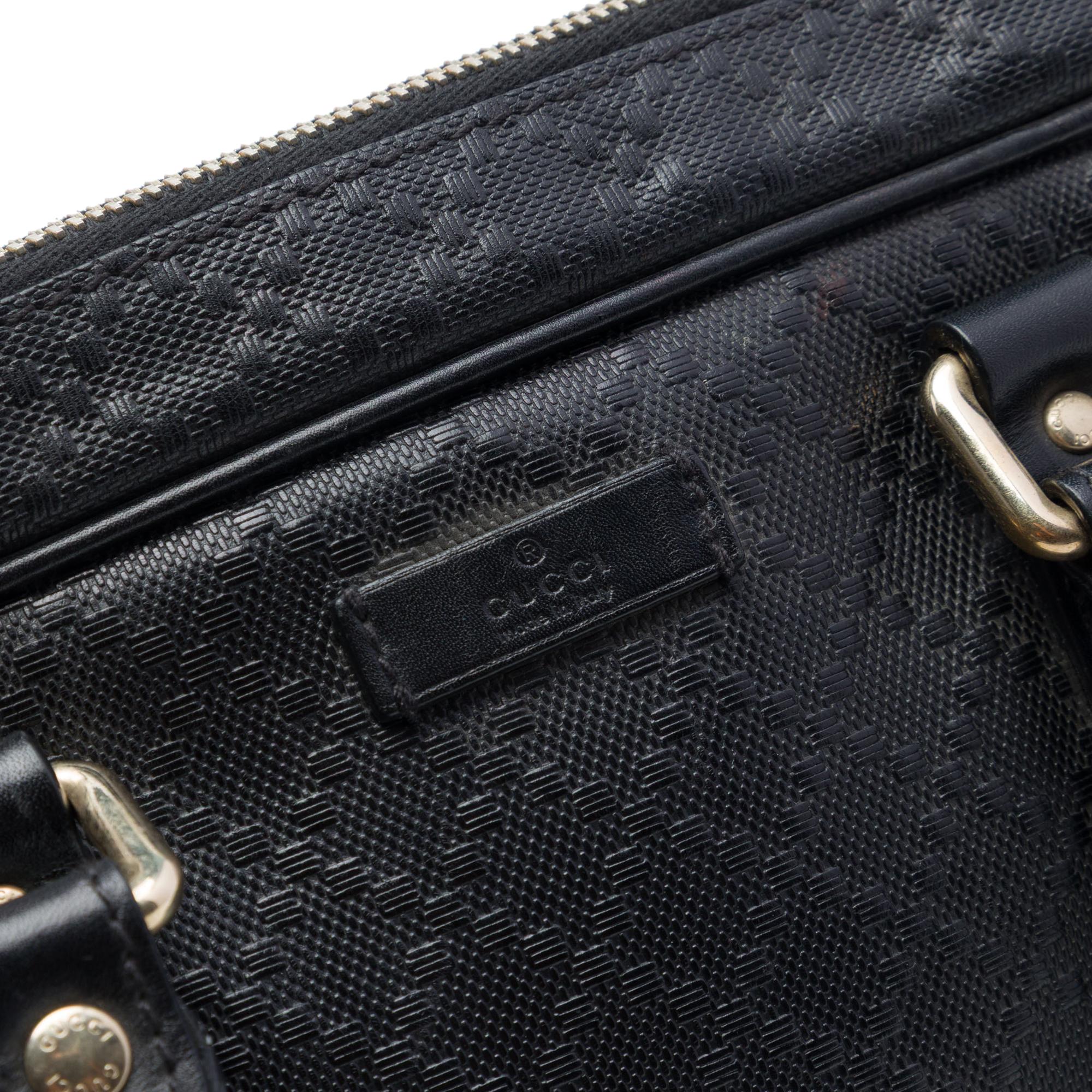 Gucci Medium Diamante Calfskin Bright Business Bag