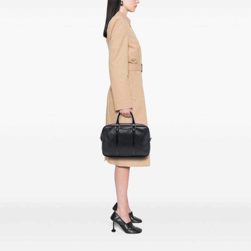Gucci Medium Diamante Calfskin Bright Business Bag