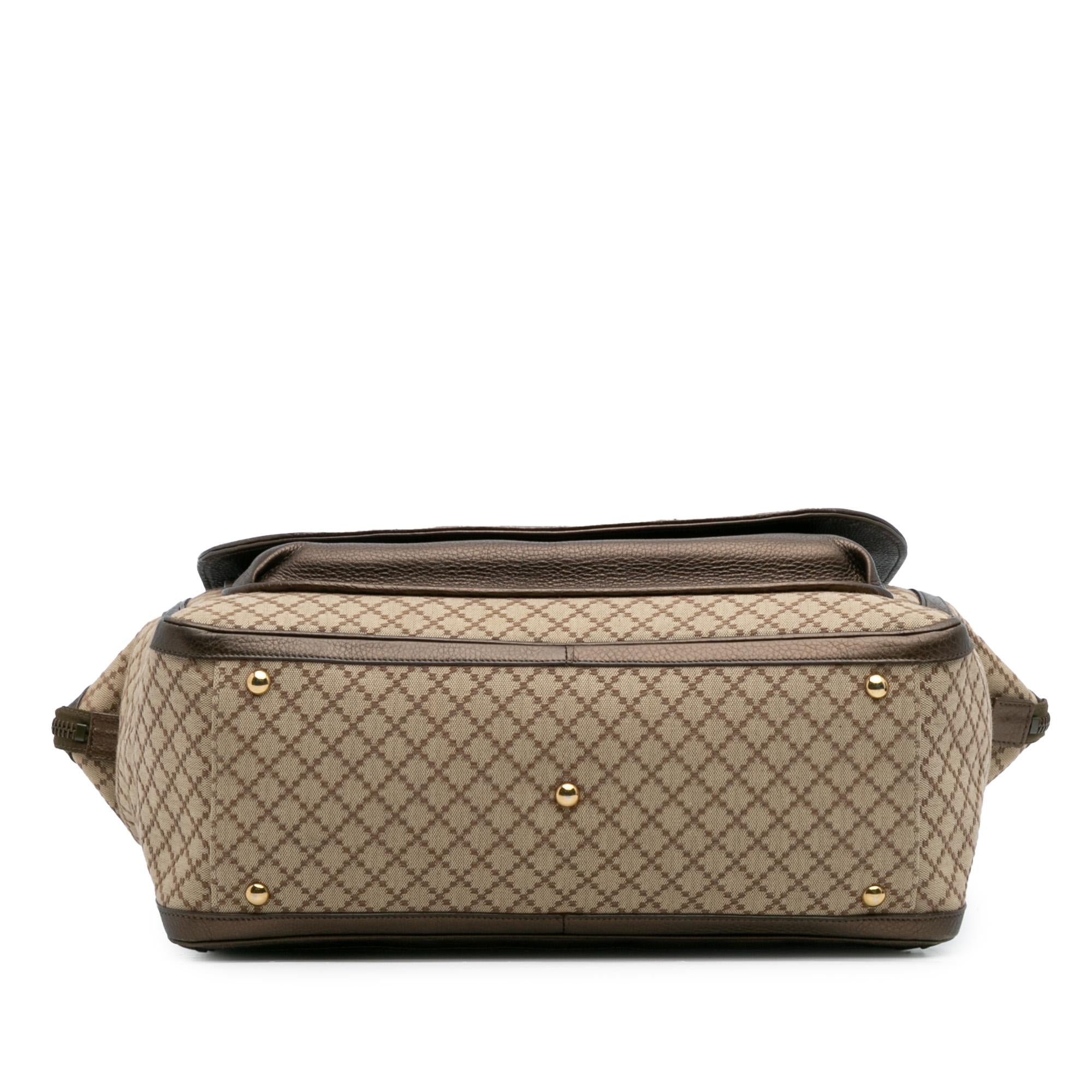 Gucci Medium Diamante Canvas 1973 Handbag