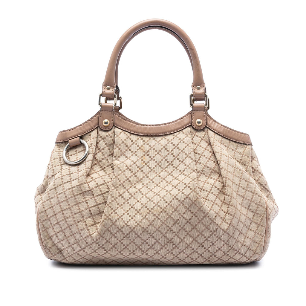 Gucci Medium Diamante Canvas Sukey Tote