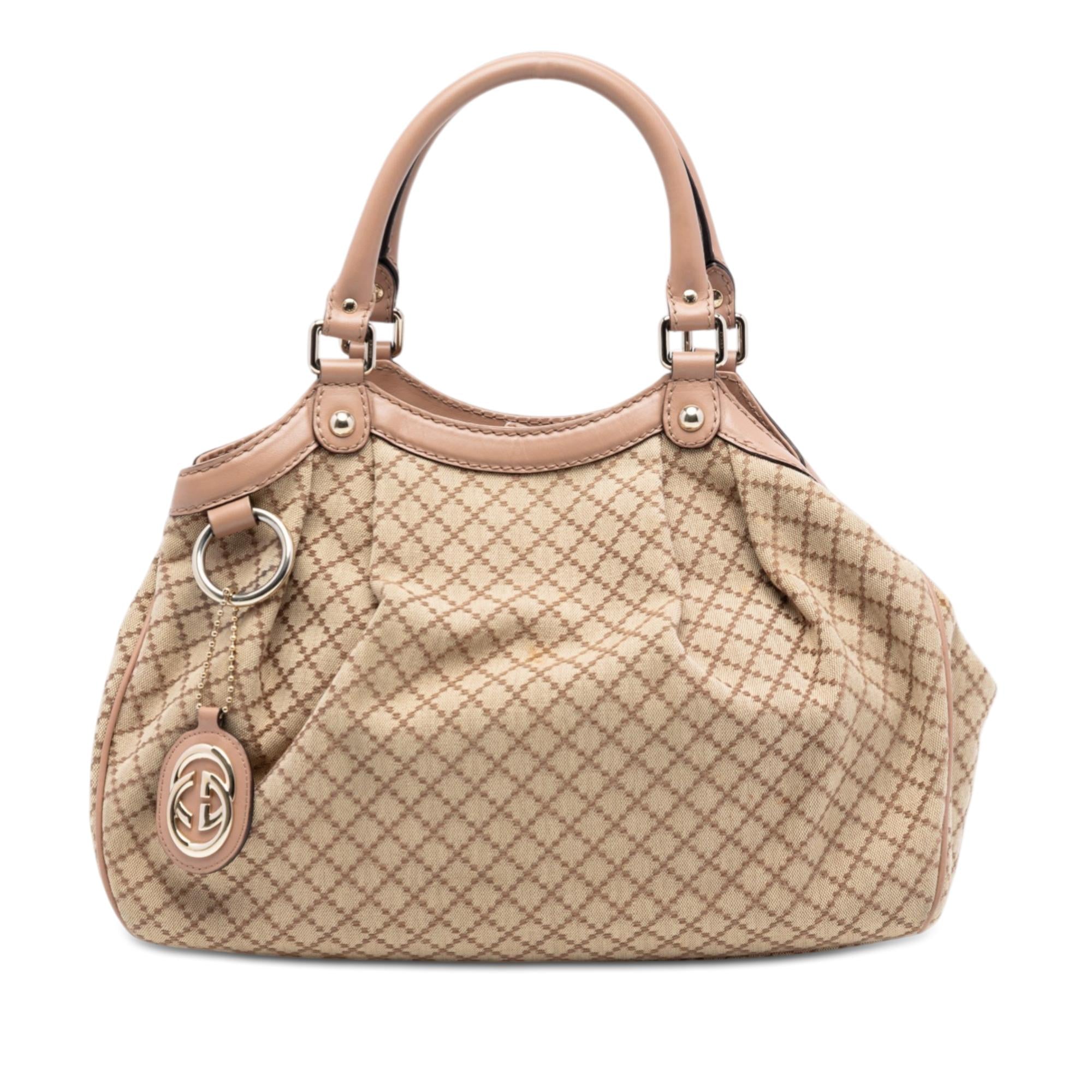 Gucci Medium Diamante Canvas Sukey Tote