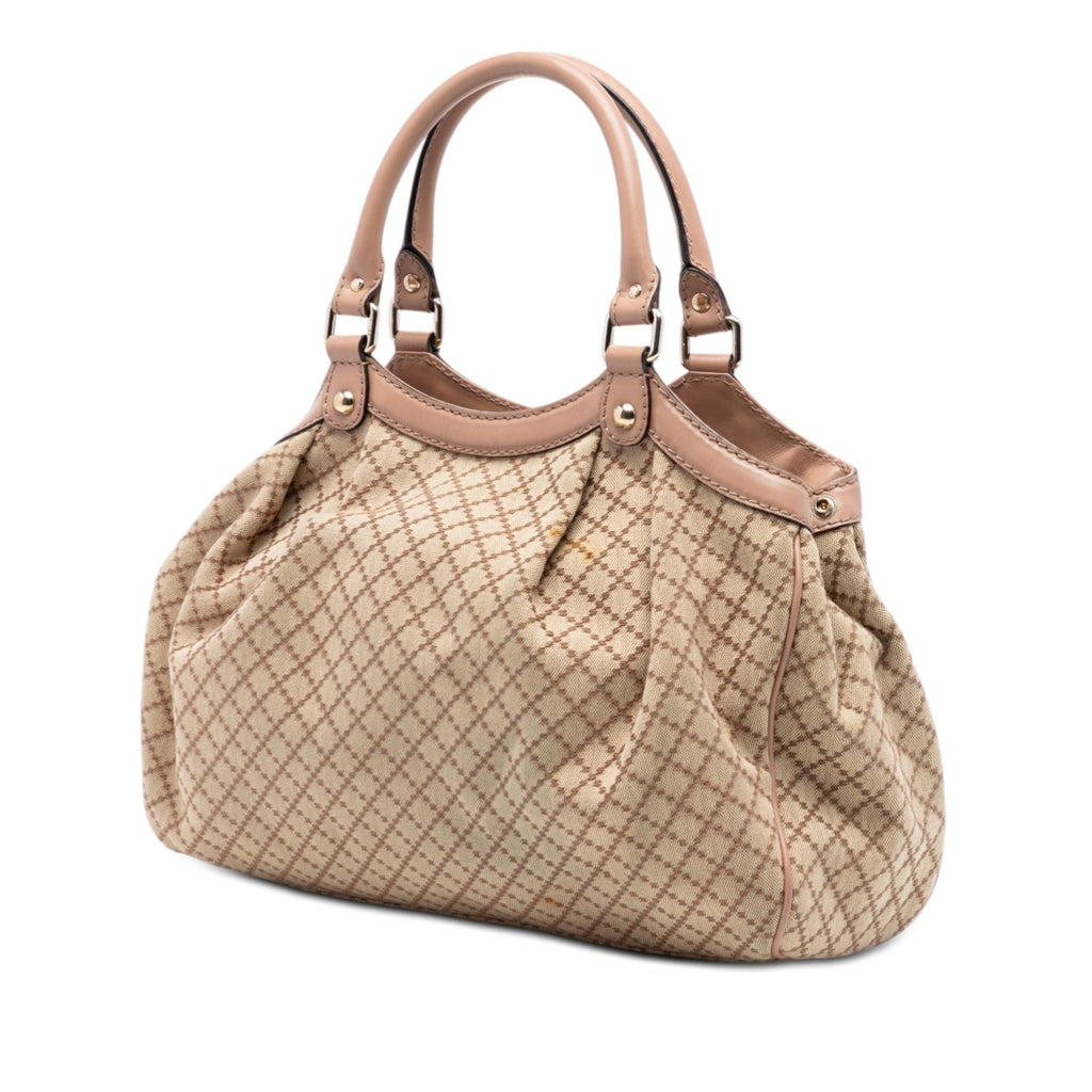 Gucci Medium Diamante Canvas Sukey Tote