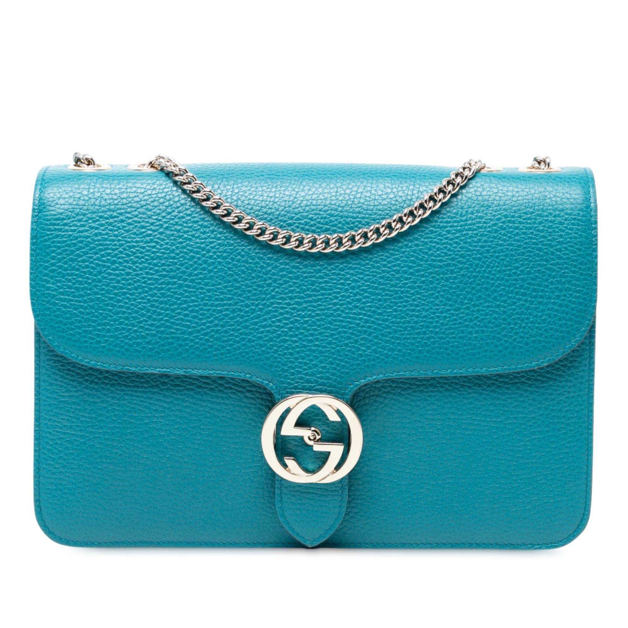 Gucci Medium Dollar Calfskin Interlocking G Crossbody