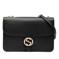 Gucci Medium Dollar Calfskin Interlocking G Crossbody
