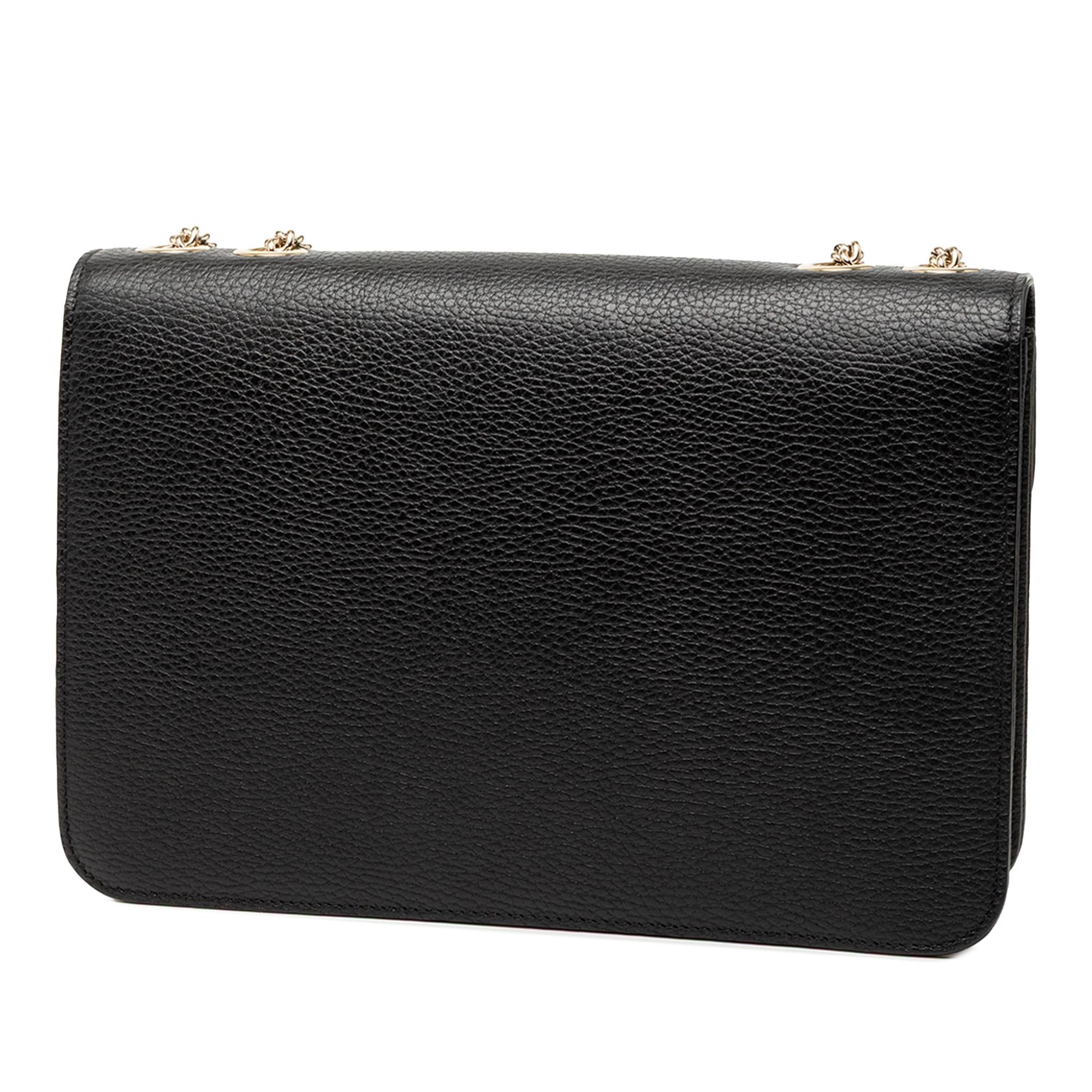 Gucci Medium Dollar Calfskin Interlocking G Crossbody