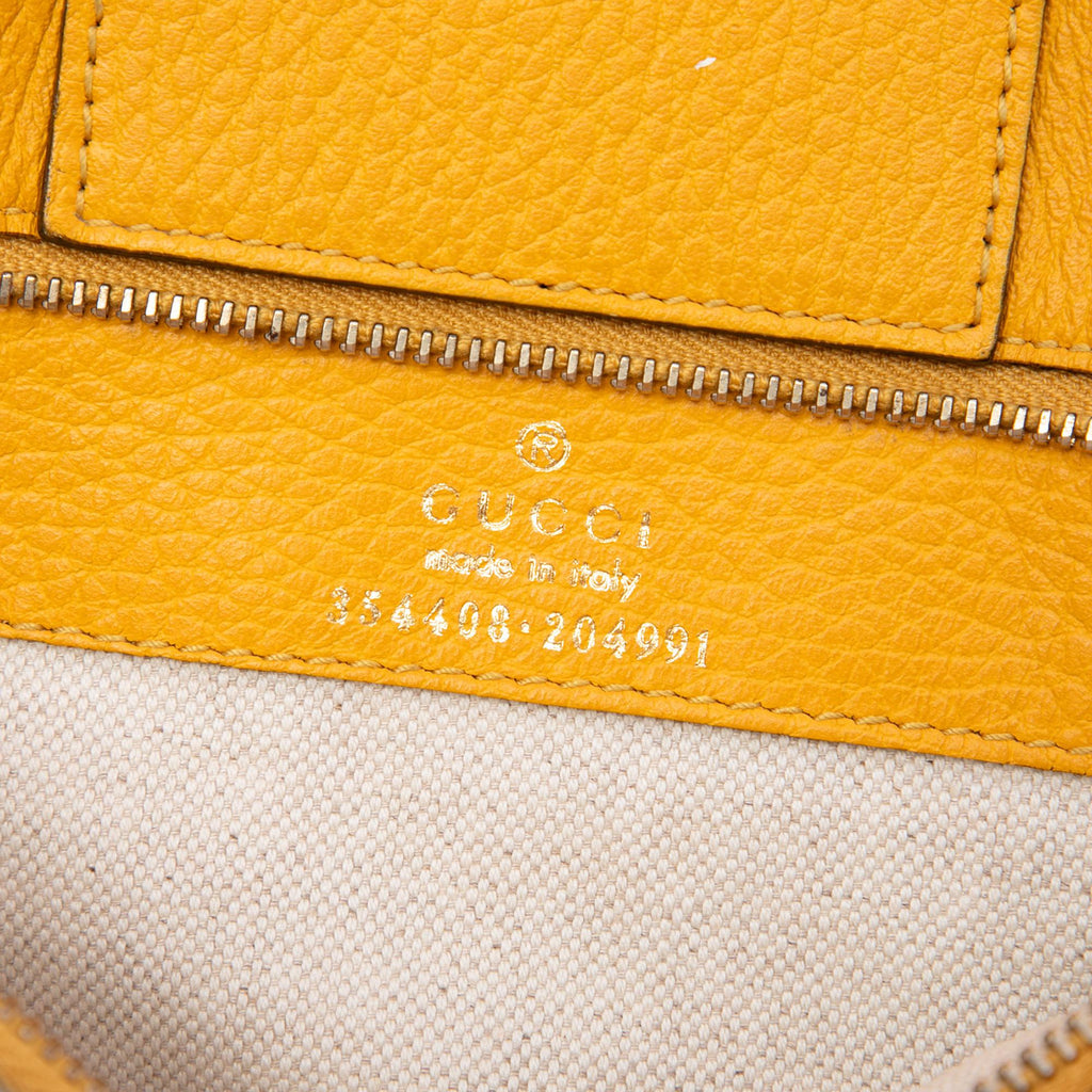Gucci Medium Dollar Calfskin Swing Tote