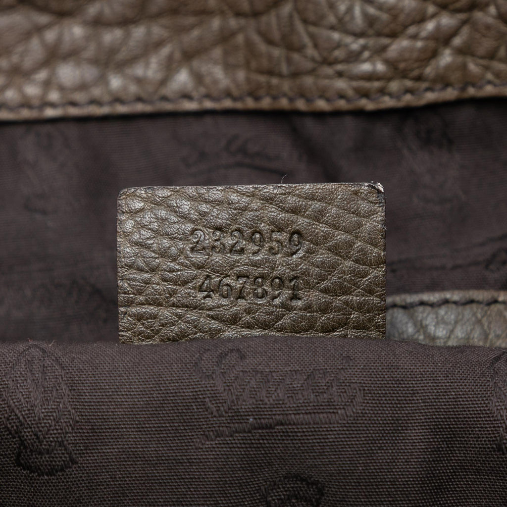 Gucci Medium GG Canvas Bamboo Bar Tote