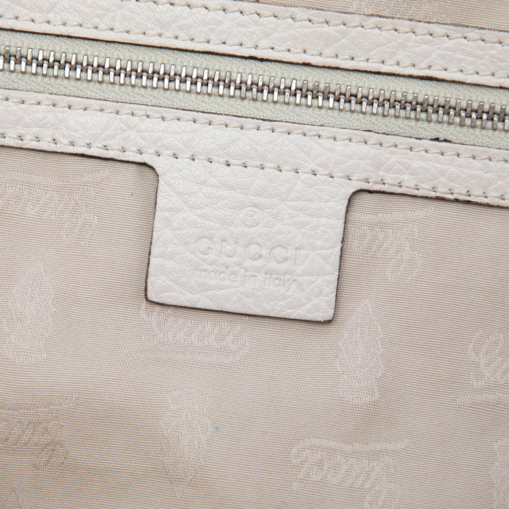 Gucci Medium GG Canvas Bamboo Bar Tote
