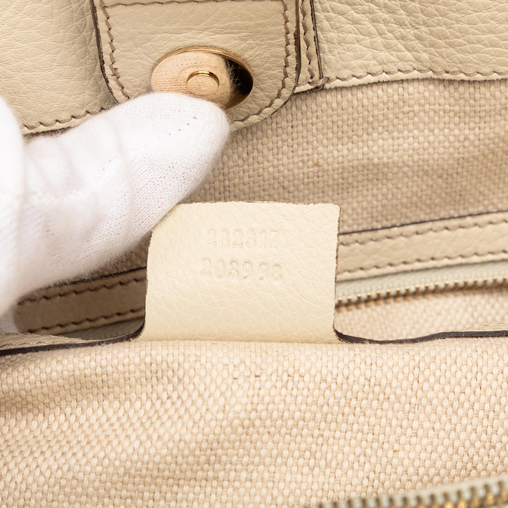Gucci Medium GG Canvas Bamboo Diana Tote