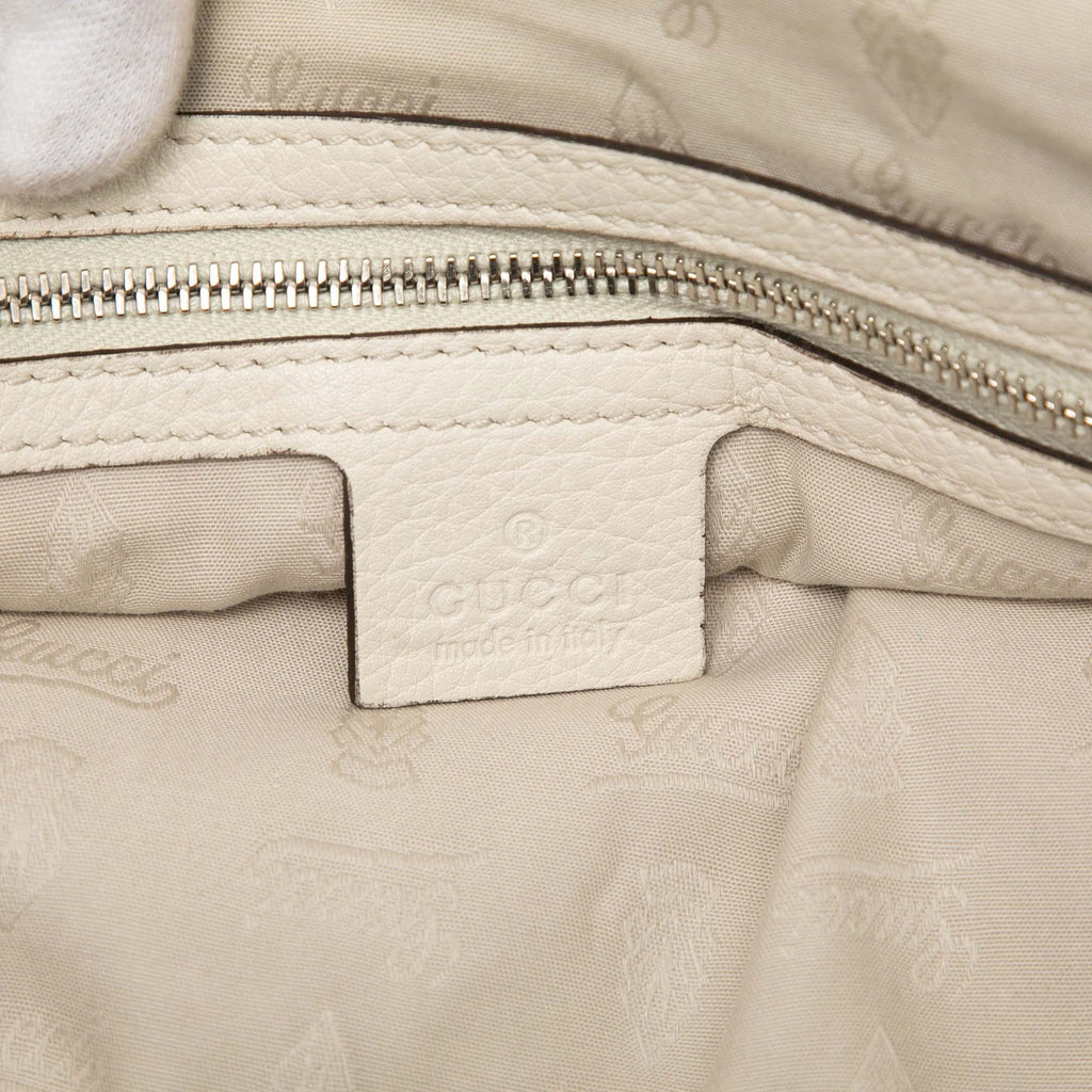 Gucci Medium GG Canvas Bamboo Libeccio Tote