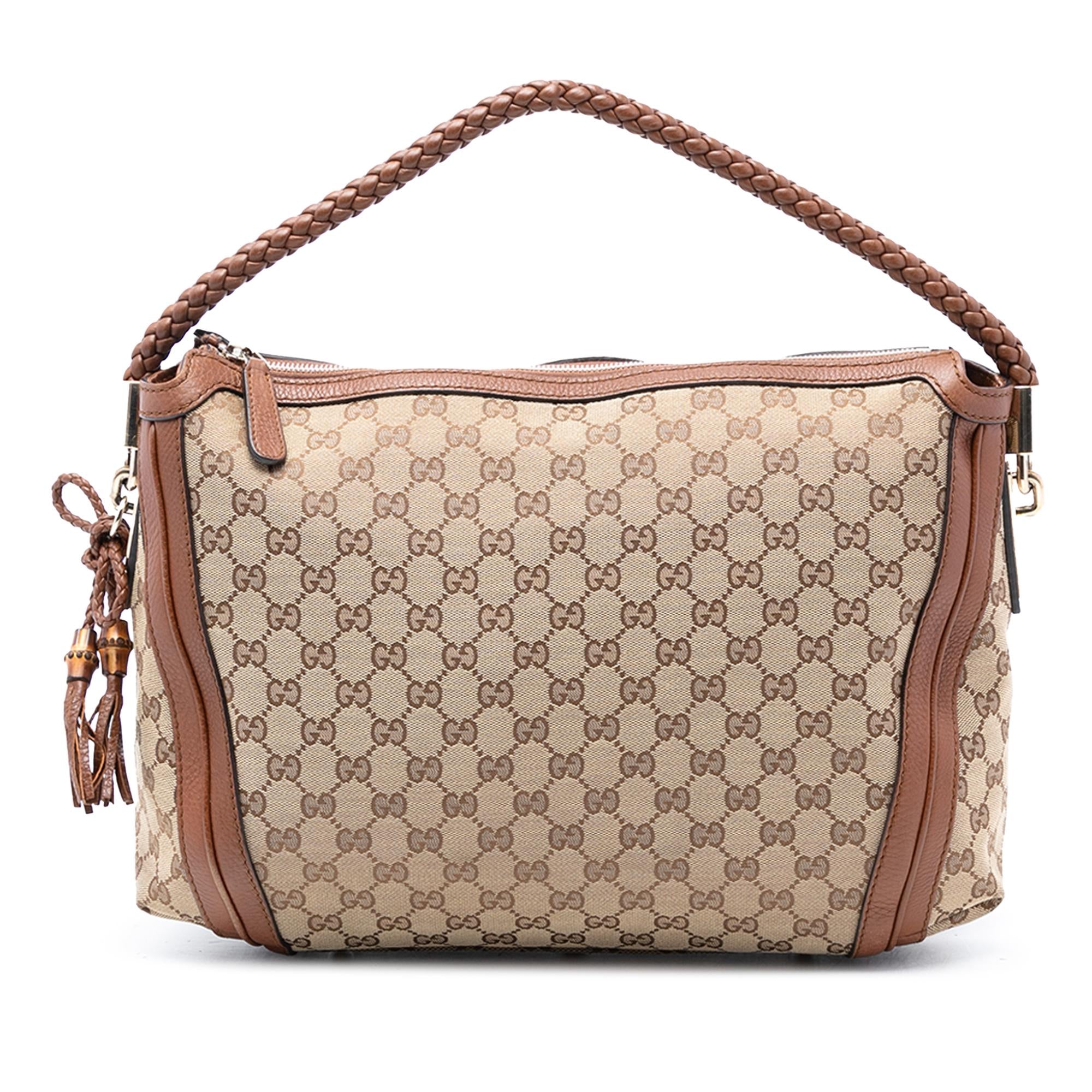 Gucci Medium GG Canvas Bella Shoulder Bag