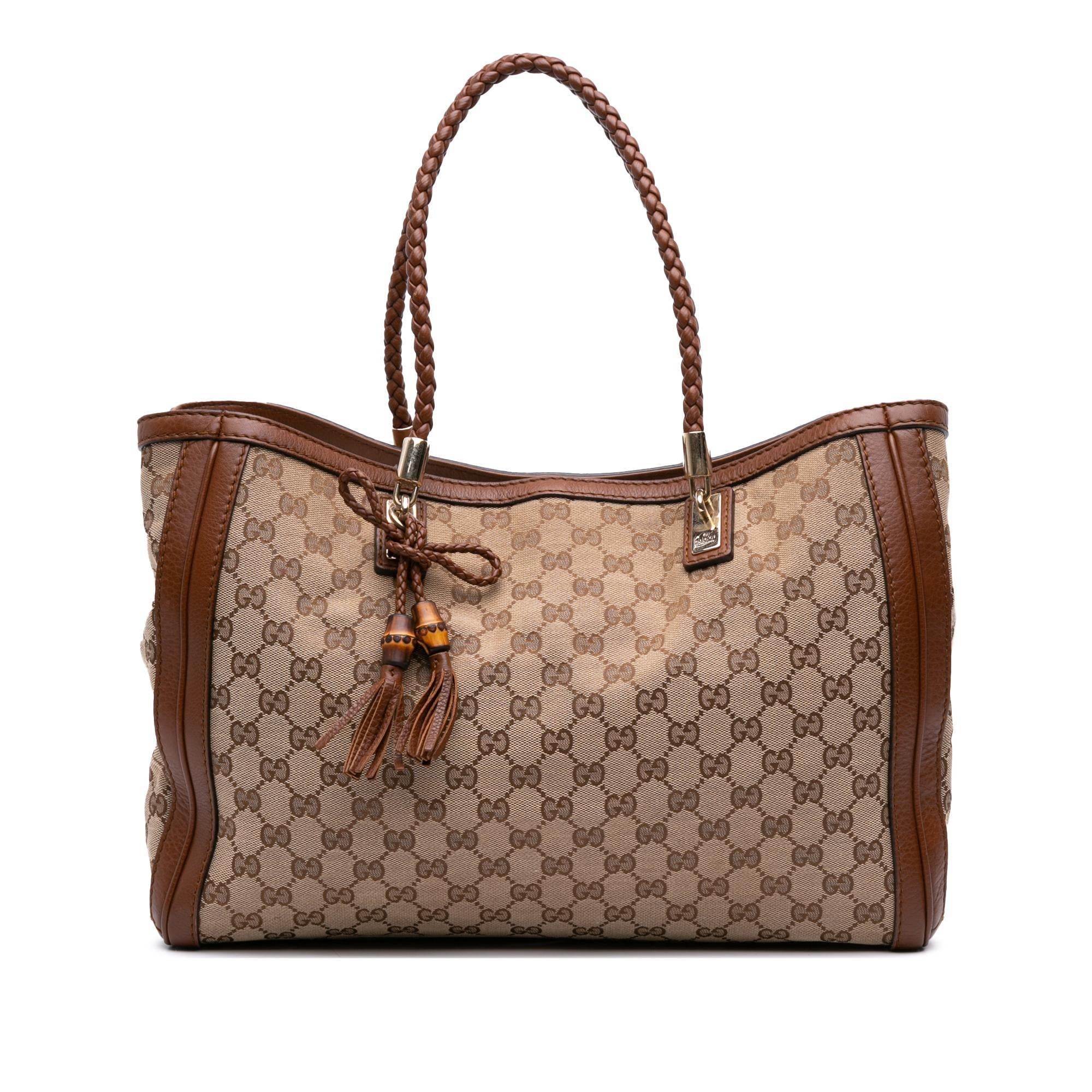 Gucci Medium GG Canvas Bella Tote