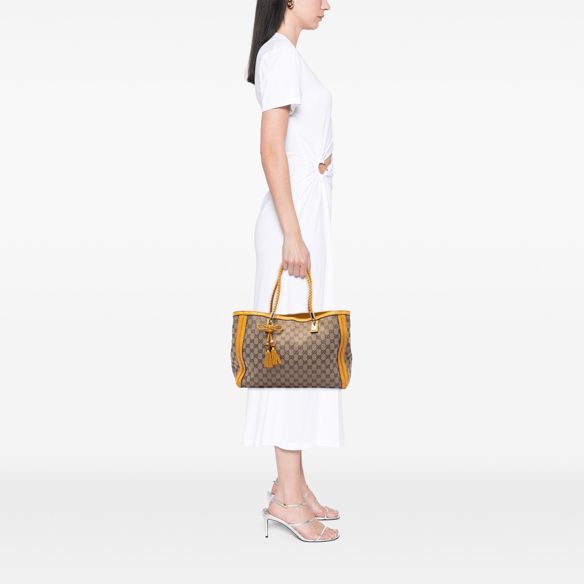 Gucci Medium GG Canvas Bella Tote